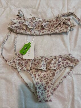 Jamie Kay Girls Poppy Floral Ruffle Bikini